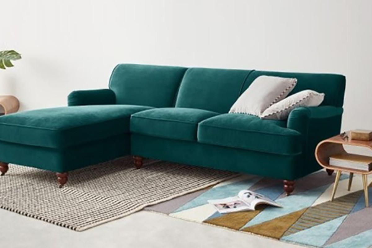 Bọc ghế sofa bằng chất liệu nhung