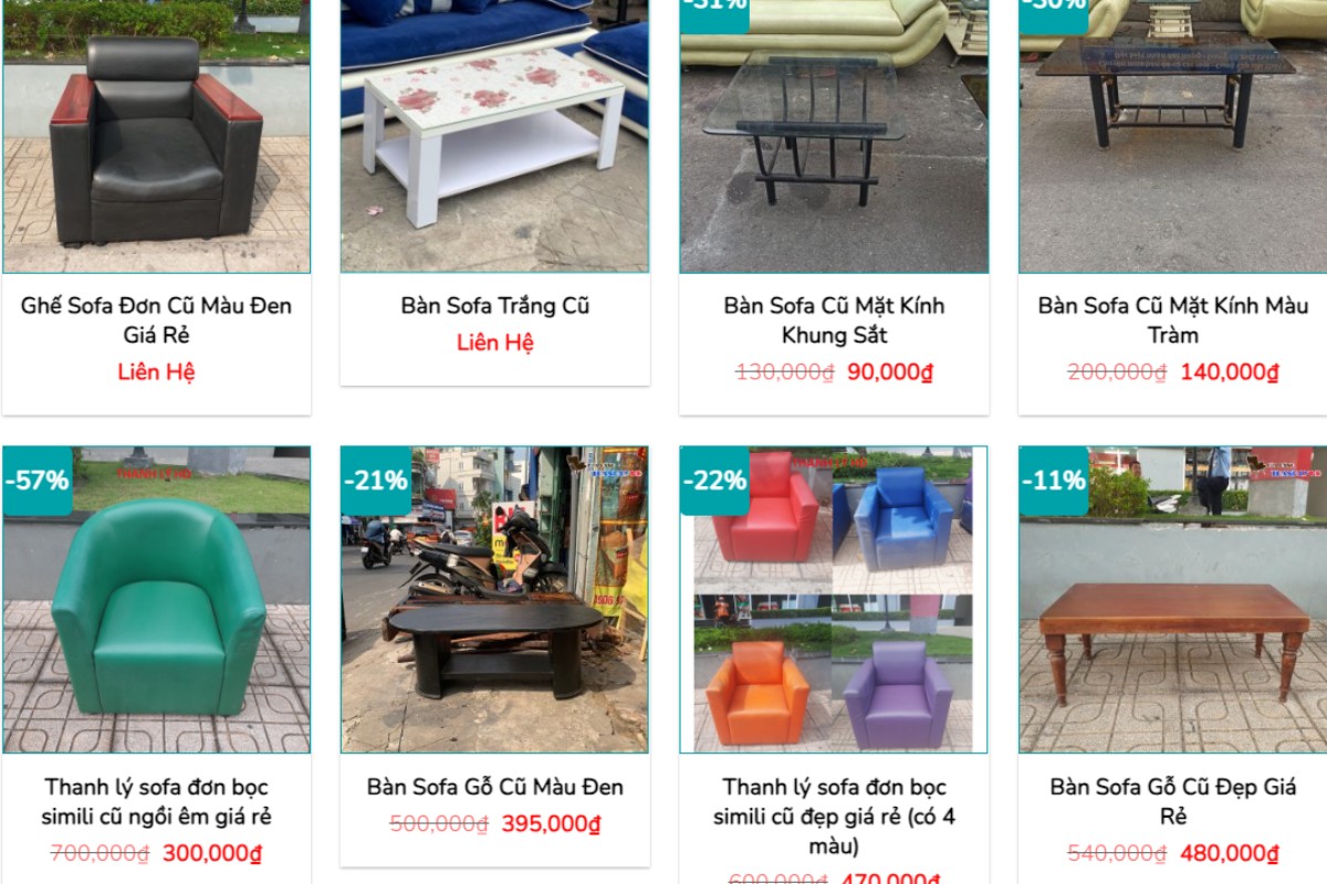 Cửa hàng thanh lý HD - Địa chỉ mua bàn trà thanh lý chất lượng tại TPHCM