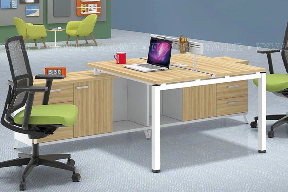 Bàn làm việc cụm 2 chỗ ngồi ML35