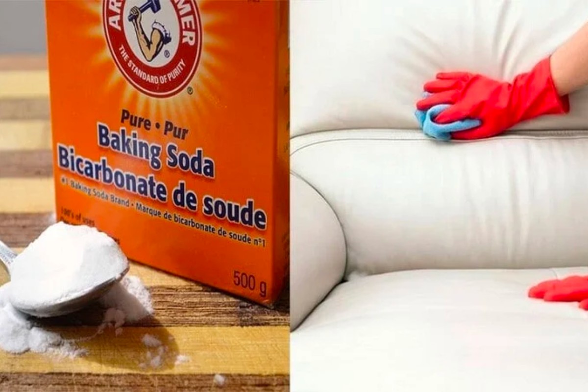 Dùng baking soda để khử mùi hôi trên sofa