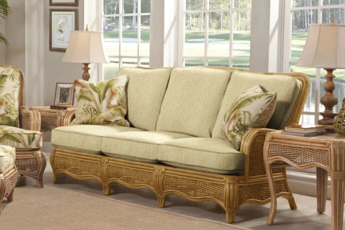 Sofa mây phong cách Bohemian