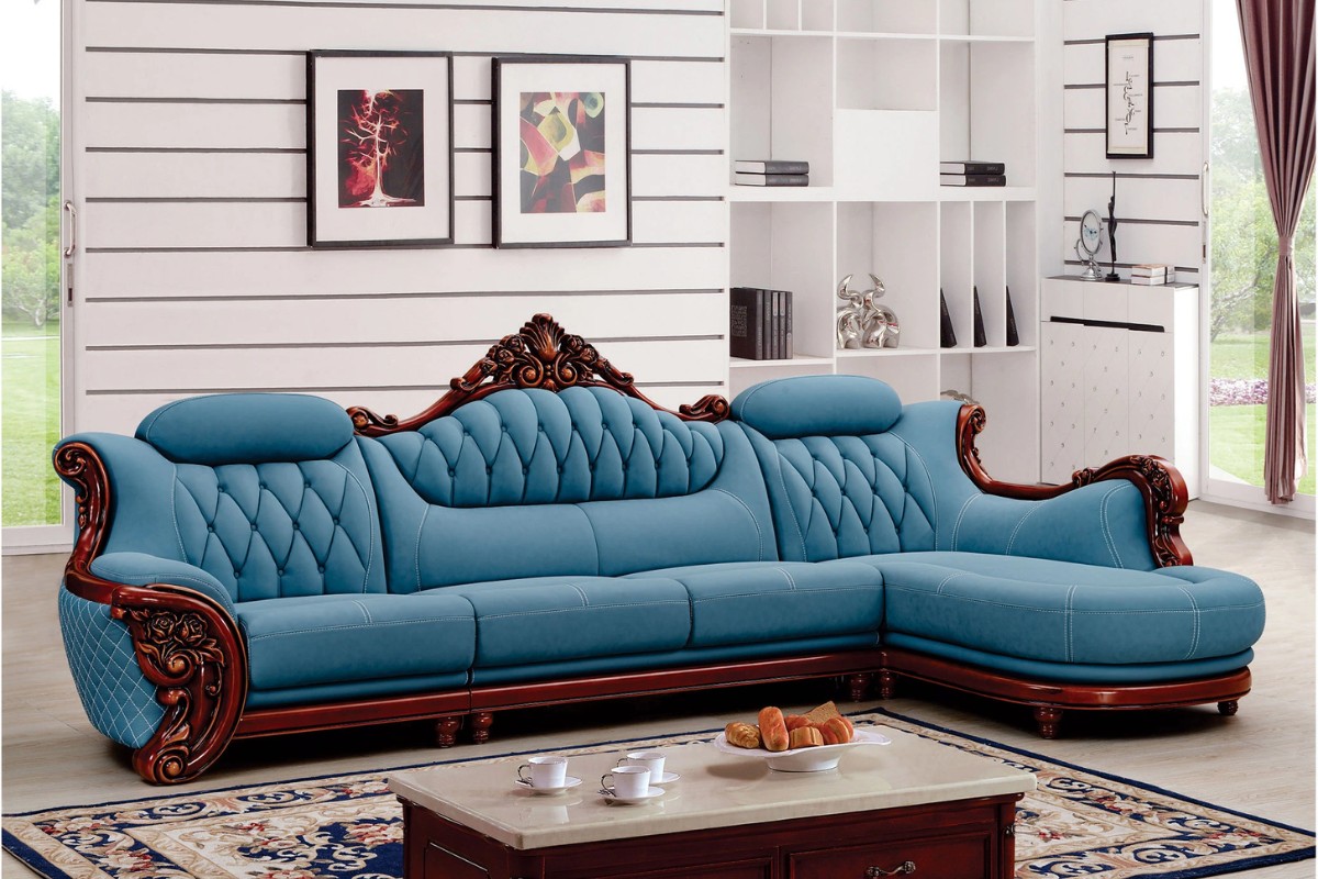 Sofa cổ điển khung gỗ bền chắc