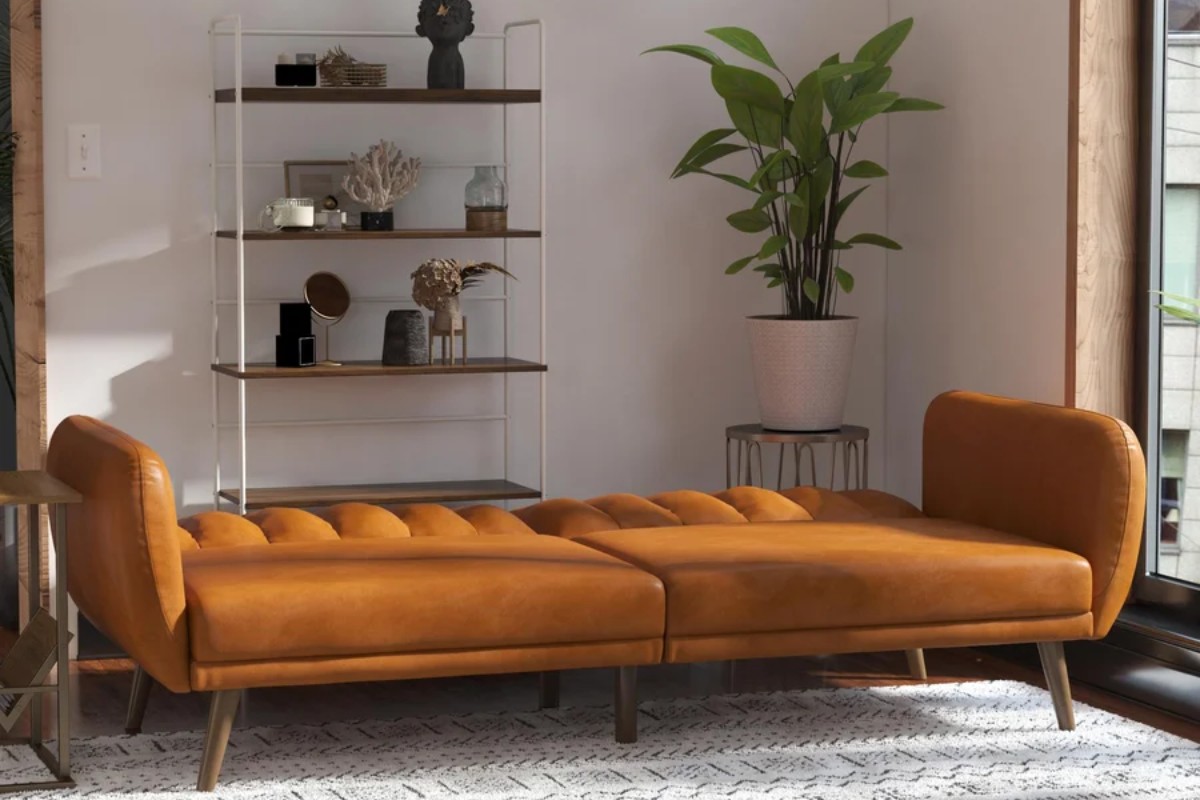 Sofa da Bohemian đẹp mắt