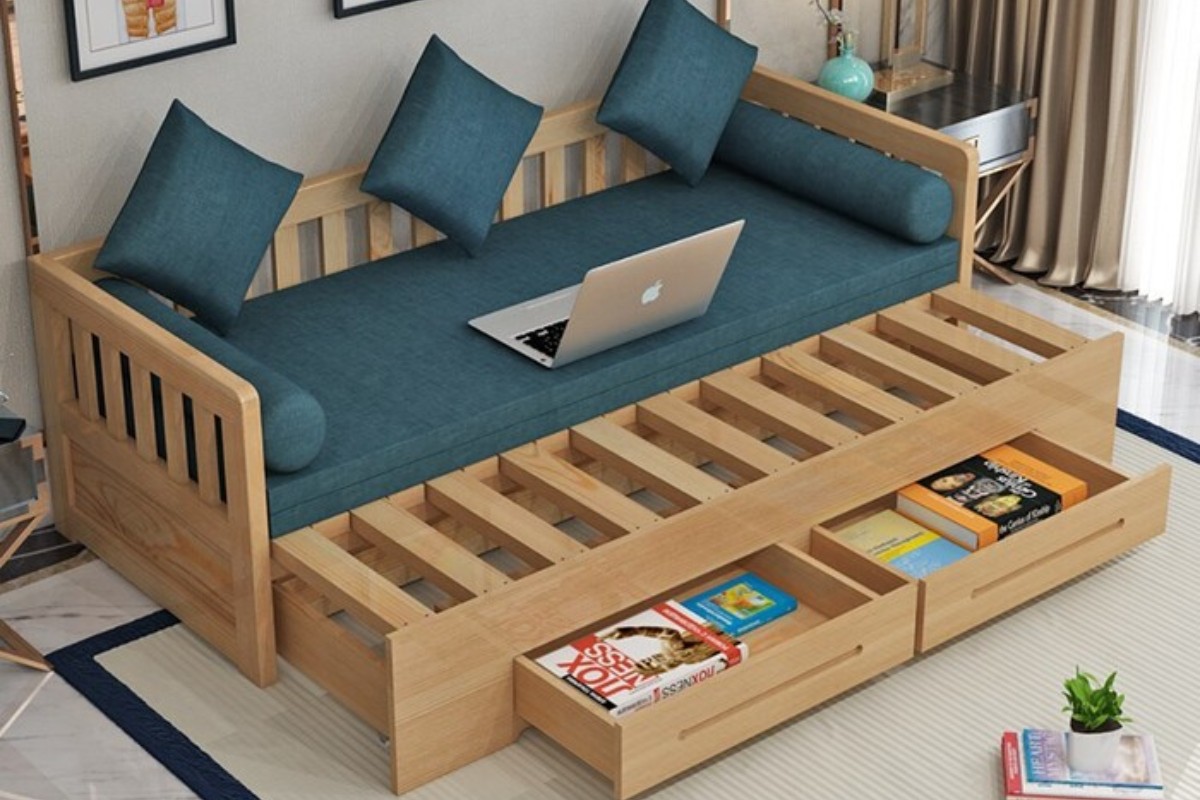 Ghế sofa giường gỗ