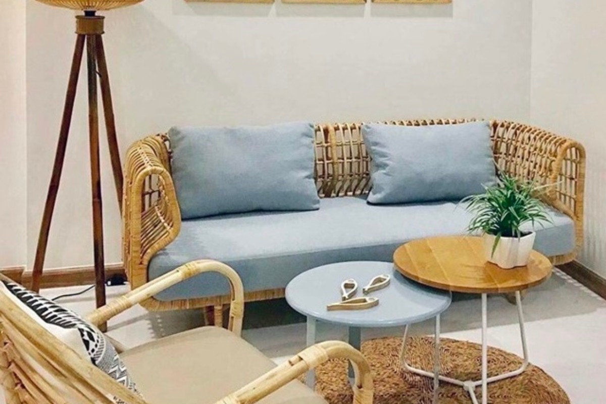 Ghế sofa mây đôi