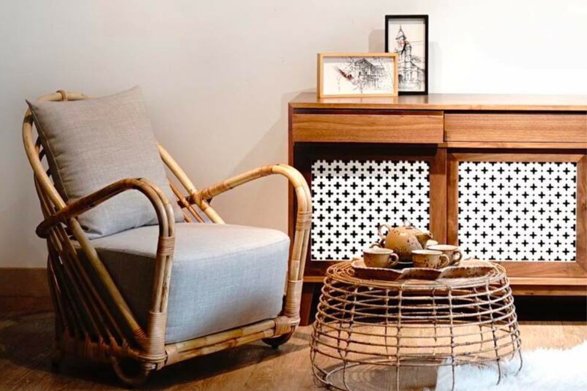 Ghế sofa mây đơn nhỏ gọn