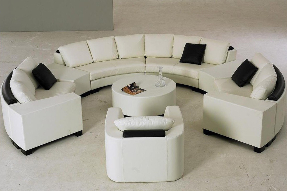 Ghế sofa tròn dài