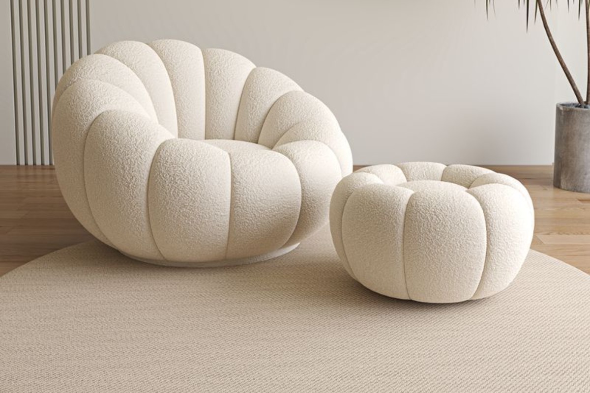 Ghế sofa tròn đơn thời thượng