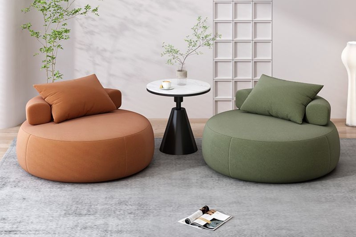 Ghế sofa tròn đơn có kiểu dáng đa dạng