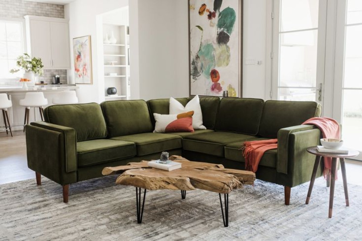 Sofa vải Bohemian chữ L