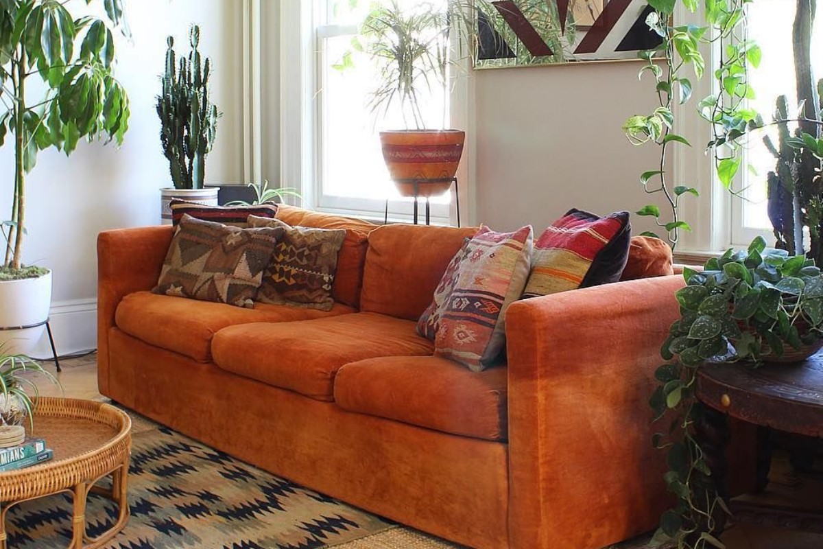 Sofa vải phong cách Bohemian