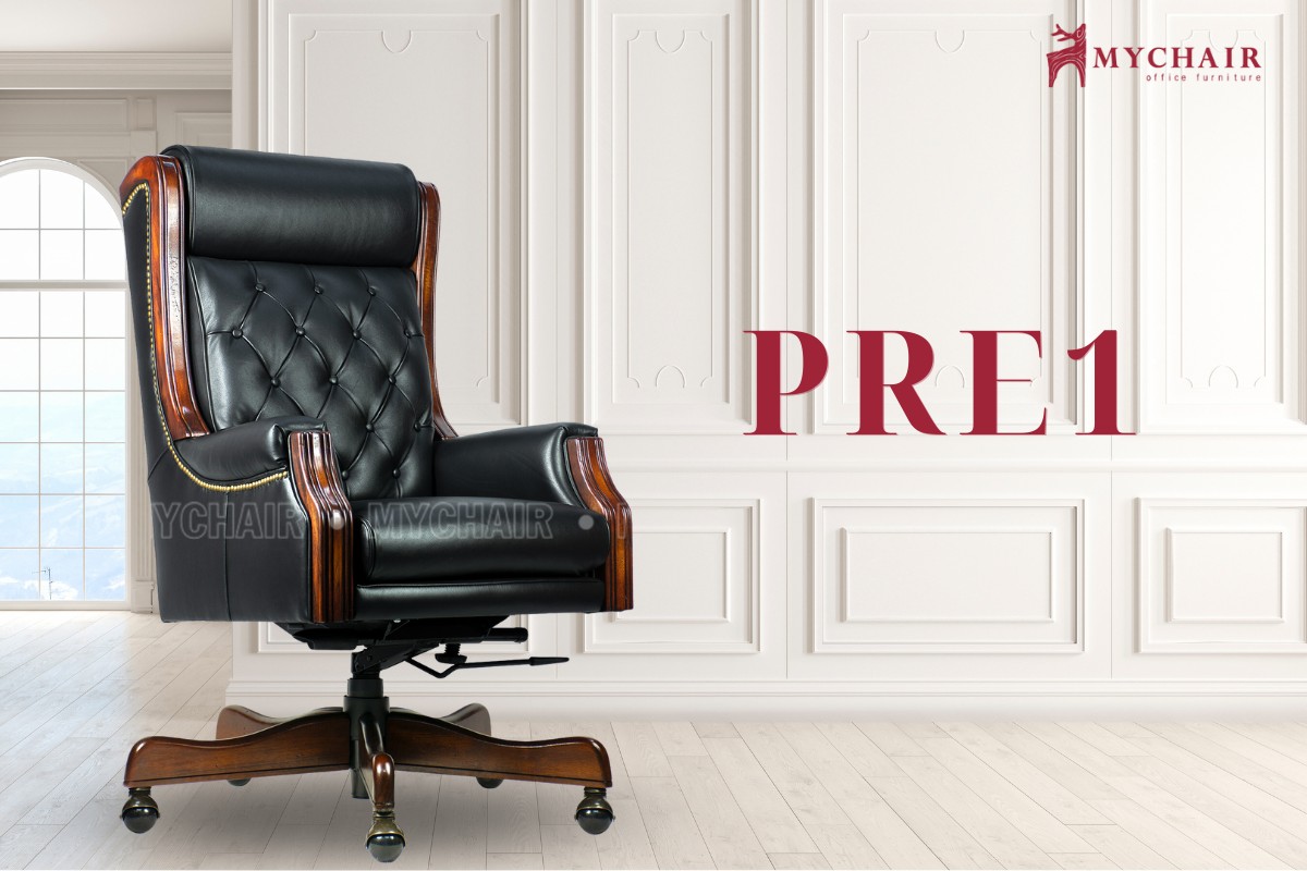 Ghế xoay da thật PRE1