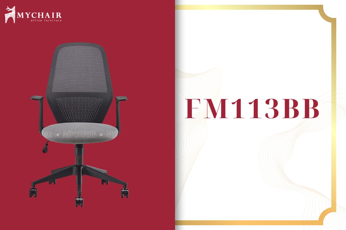 Ghế xoay chân nhựa FM113BB-1