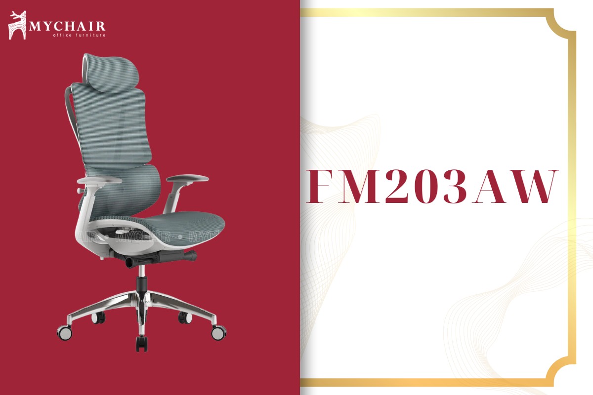 Ghế xoay chân nhựa MyChair FM203AW