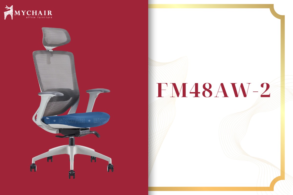 Ghế xoay chân nhựa văn phòng FM48AW-2