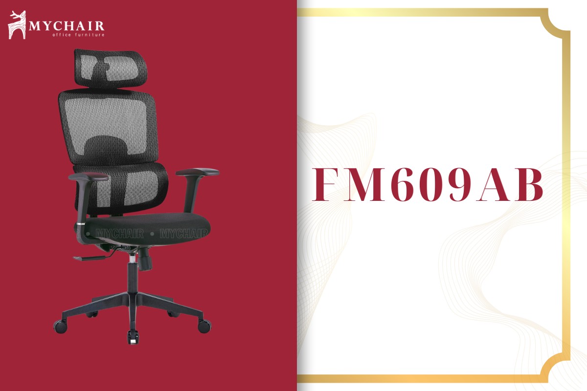 Ghế xoay chân nhựa FM609AB