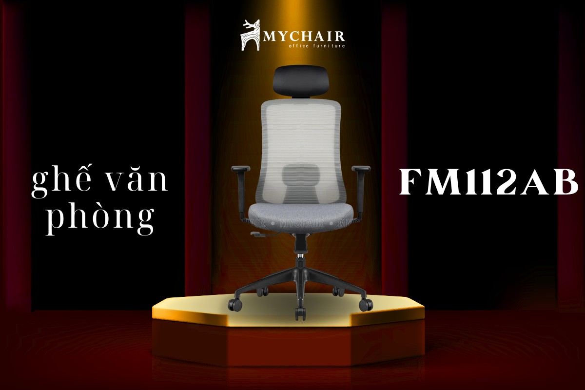 Ghế xoay văn phòng cho người nặng cân MyChair FM112AB