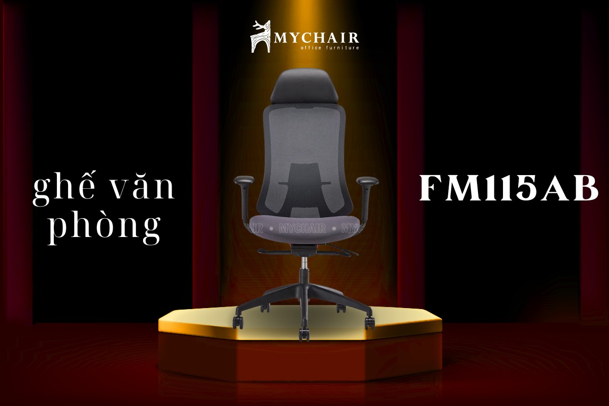 Ghế xoay văn phòng cho người nặng cân MyChair FM115AB