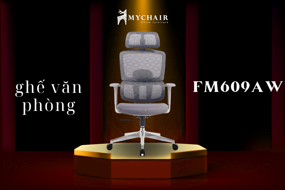 Ghế xoay văn phòng cho người thừa cân MyChair FM609AW