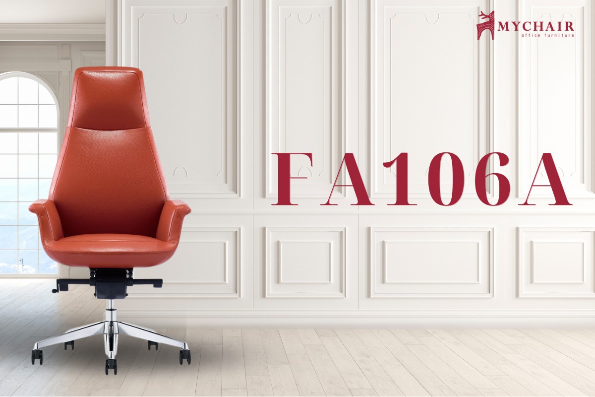 Ghế xoay văn phòng màu đỏ MyChair FA106A