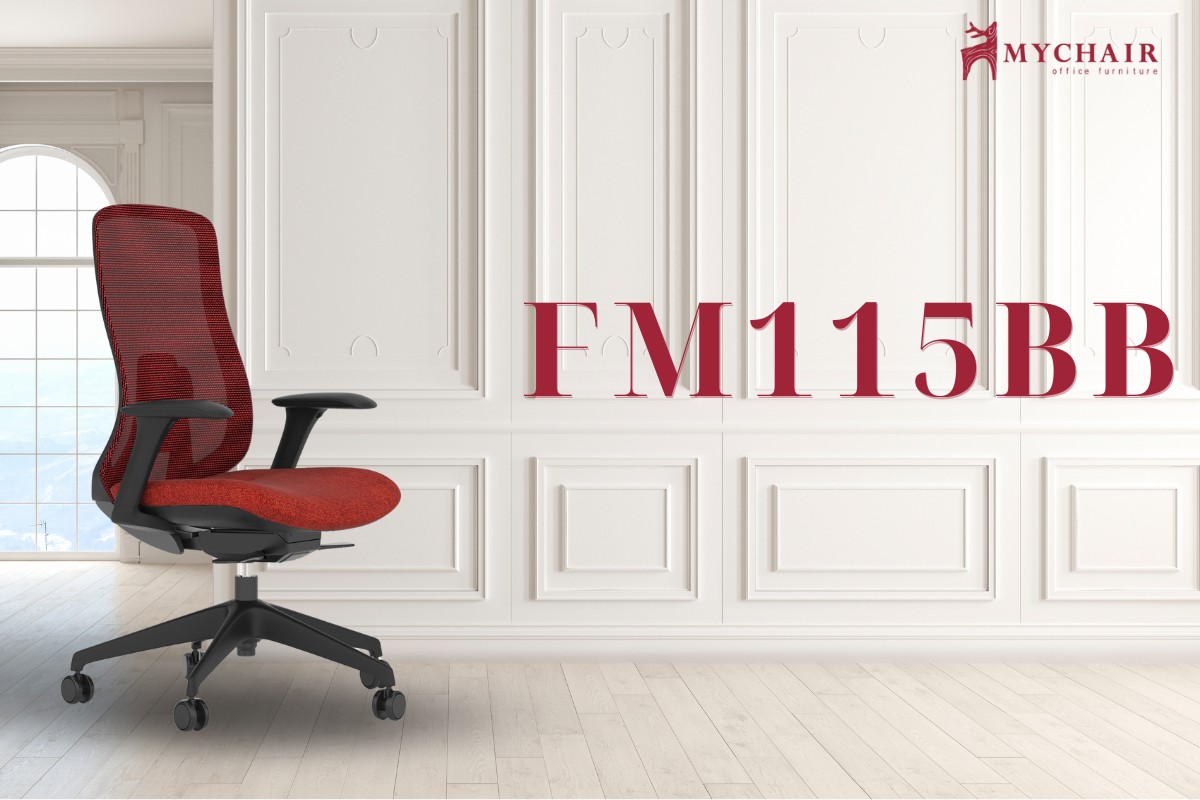 Ghế xoay màu đỏ MyChair FM115BB