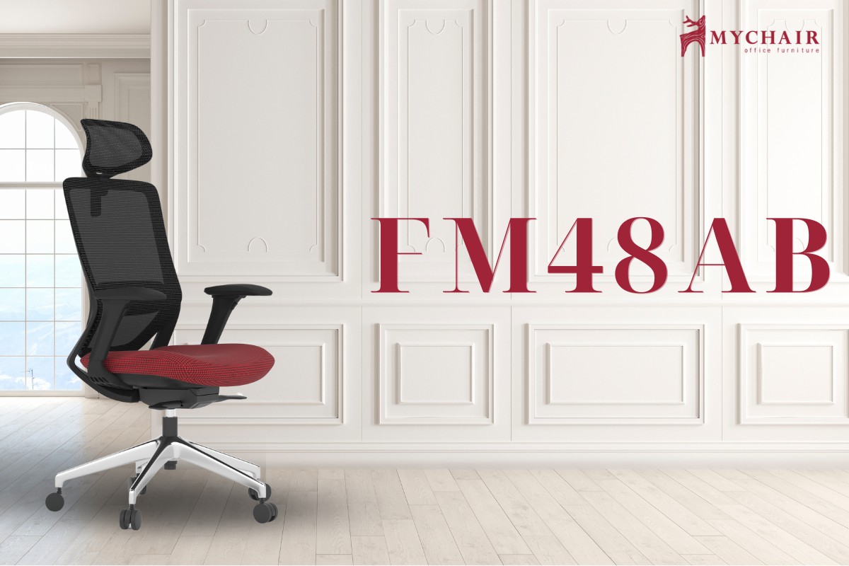 Ghế văn phòng màu đỏ MyChair FM48AB