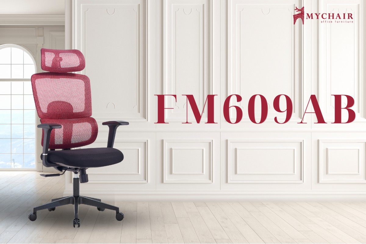 Ghế xoay màu đỏ MyChair FM609AB
