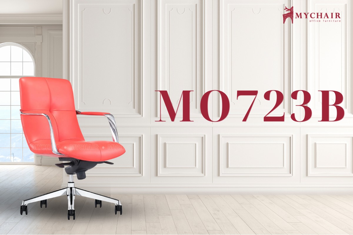 Ghế văn phòng màu đỏ MyChair MO723B