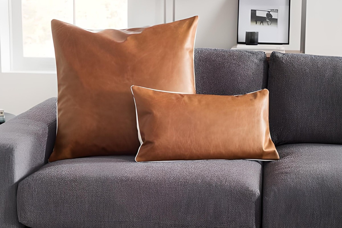 Các mẫu gối sofa da