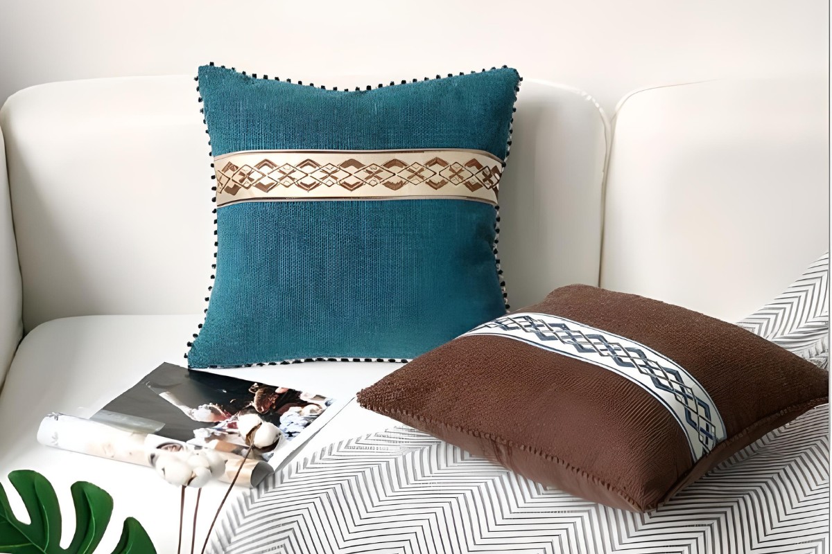 Gối sofa len dạ đẹp
