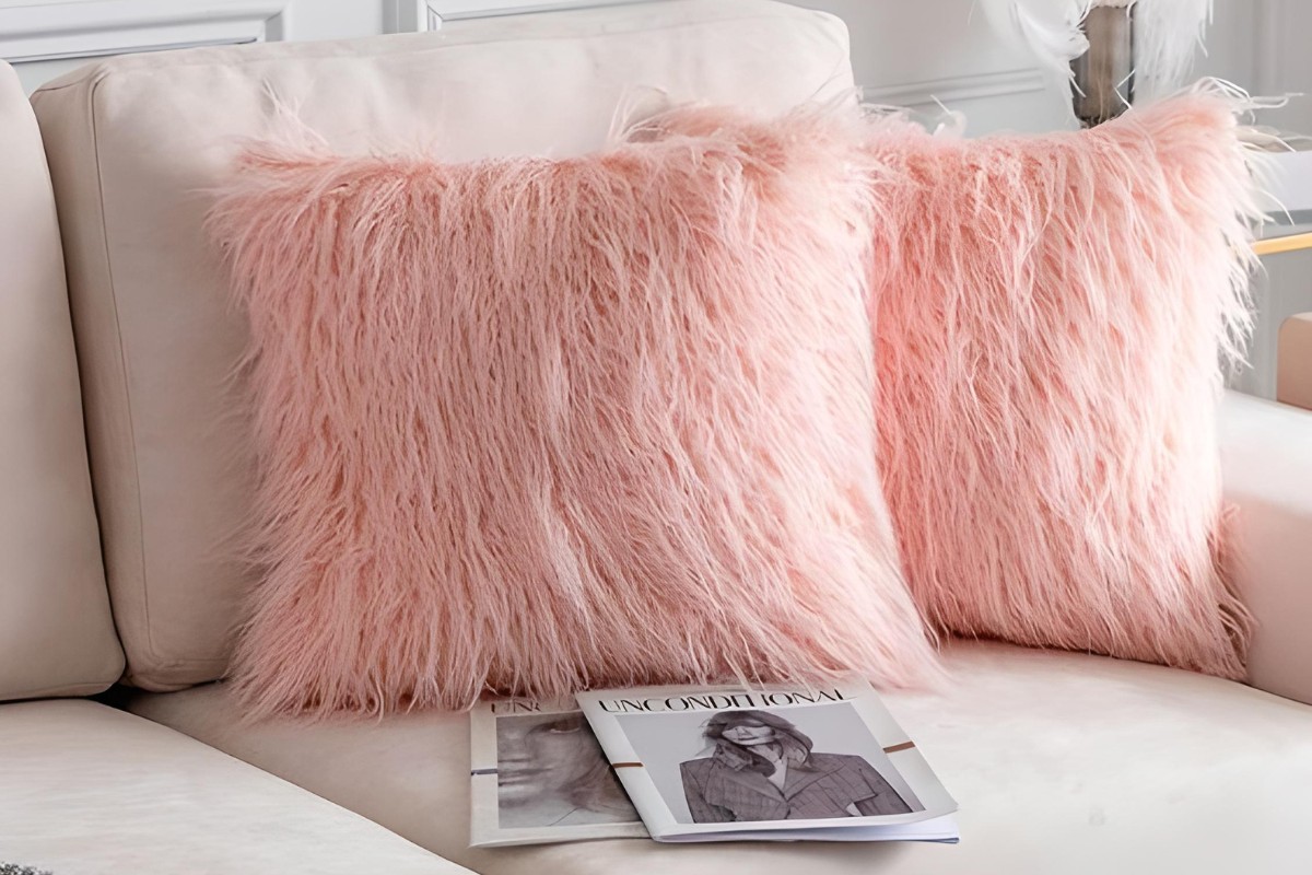 Gối sofa lông mềm
