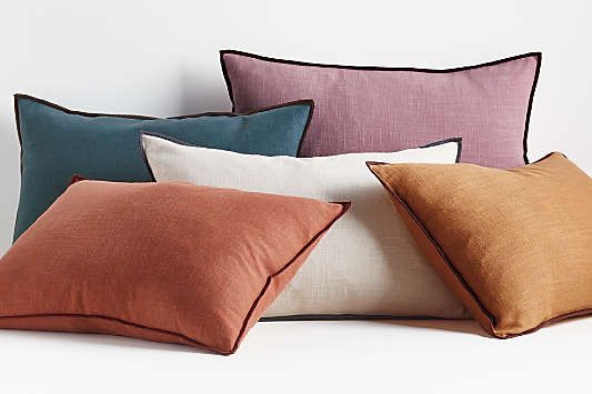 Gối sofa tựa lưng vải lanh cá tính