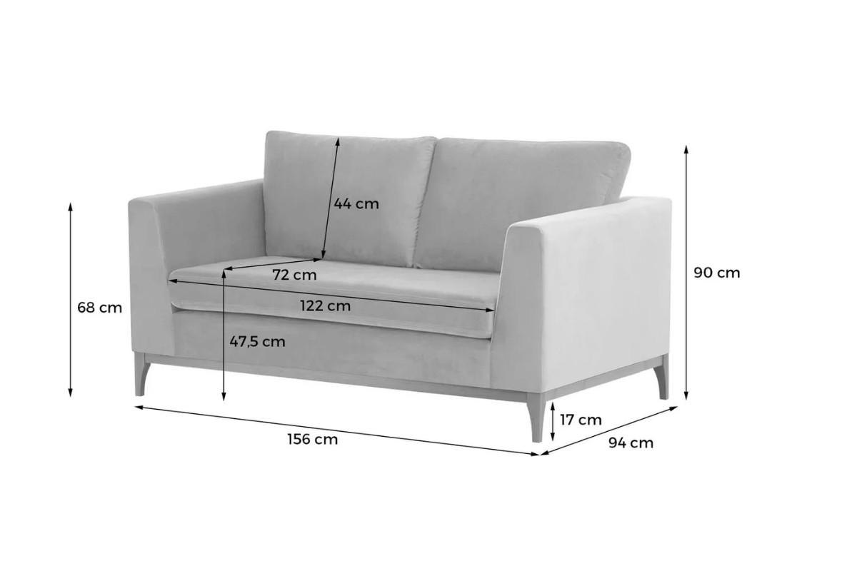 Kích thước sofa đôi