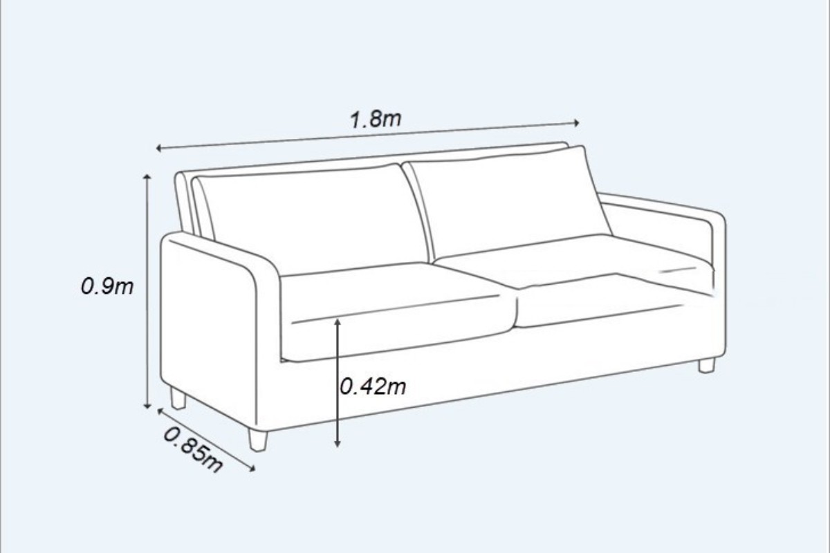 Nắm rõ hình dạng và kích thước sofa trước khi bọc sofa