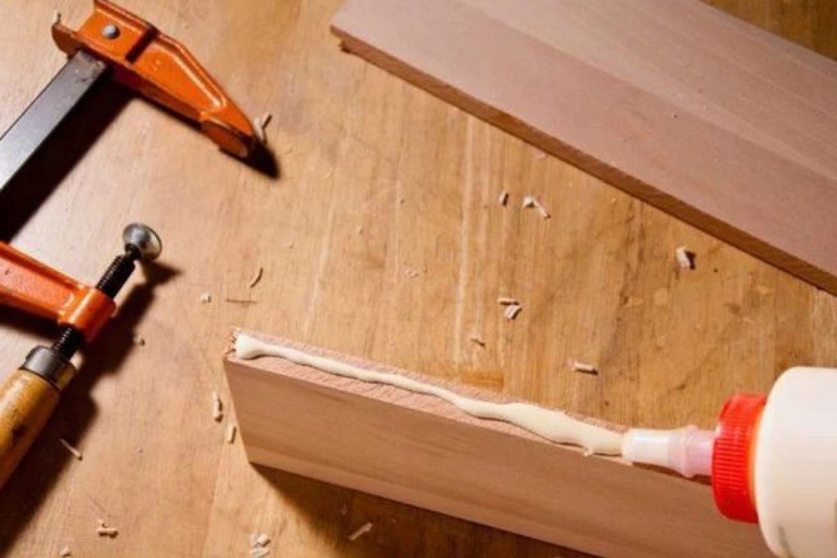 Nối các thanh gỗ đã cắt lại với nhau