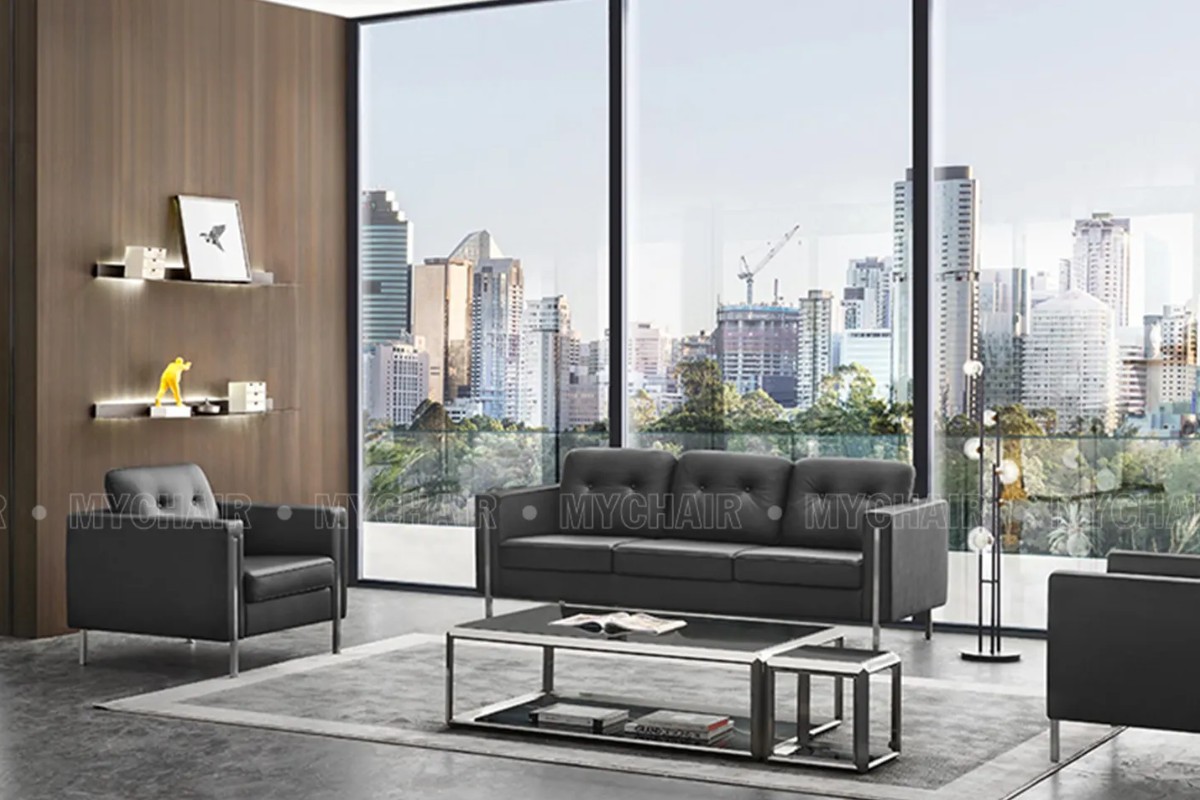 Sofa băng 3 chỗ chất liệu da cao cấp