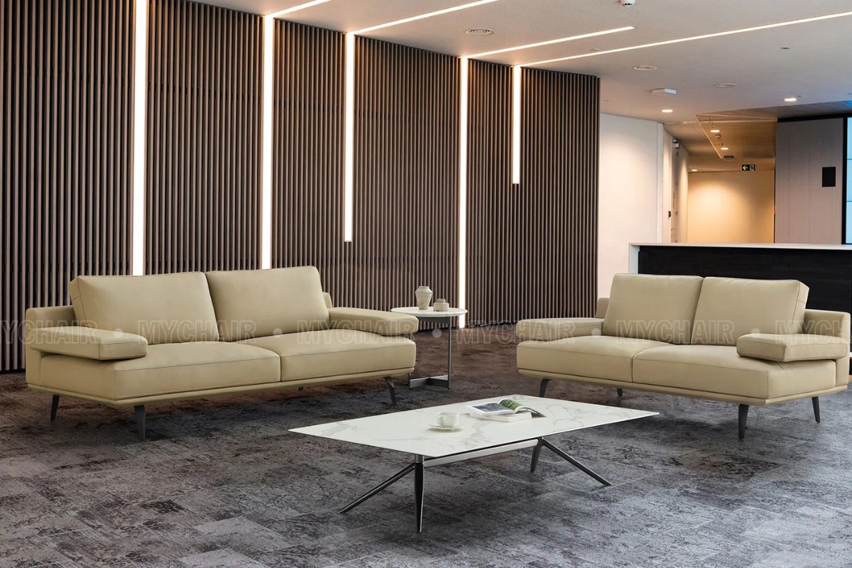 Sofa băng chất liệu da bò cao cấp
