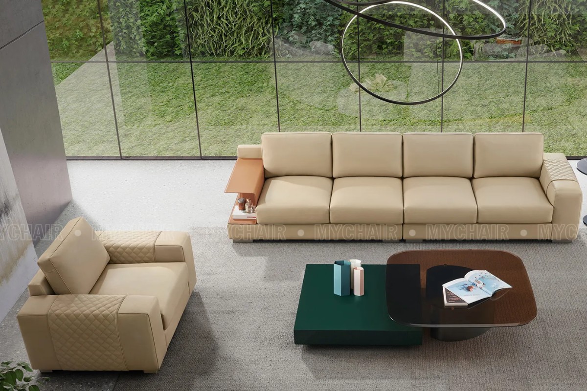 Sofa văng da cao cấp