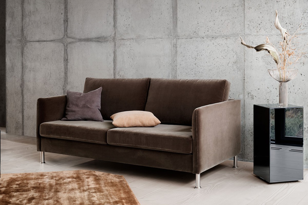 Sofa băng vải nỉ với phong cách cổ điển