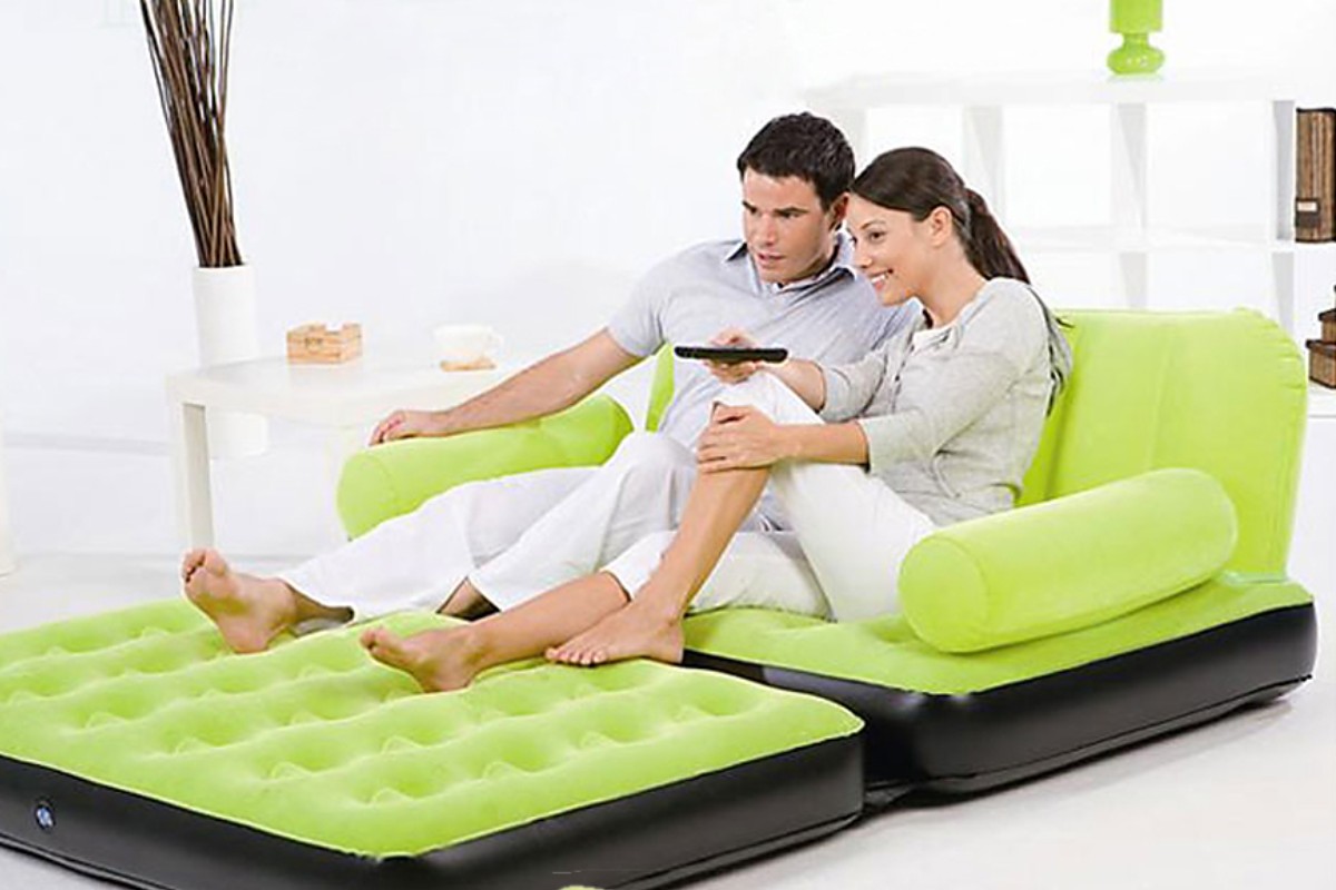 Ghế sofa giường hơi dễ dàng chuyển đổi