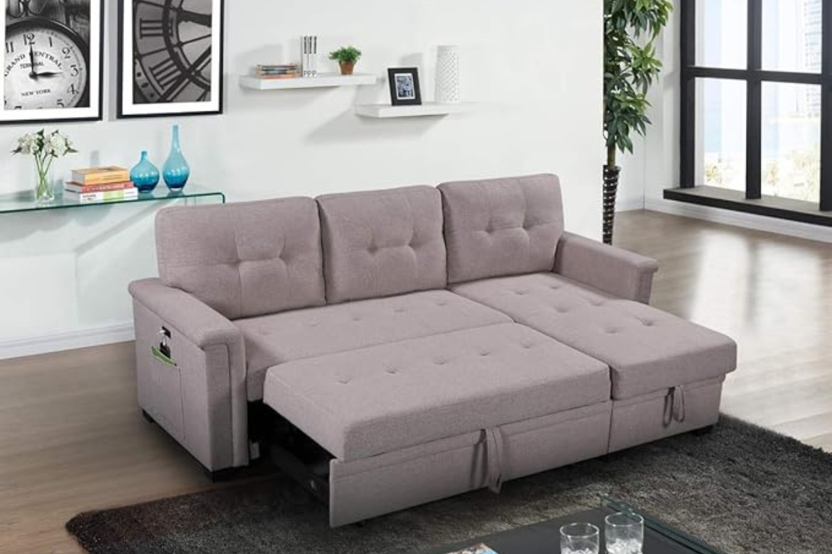 Sofa giường kéo tối ưu không gian