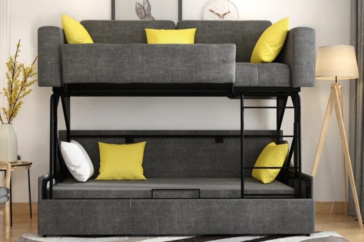 Ghế sofa giường tầng với thiết kế vững chãi