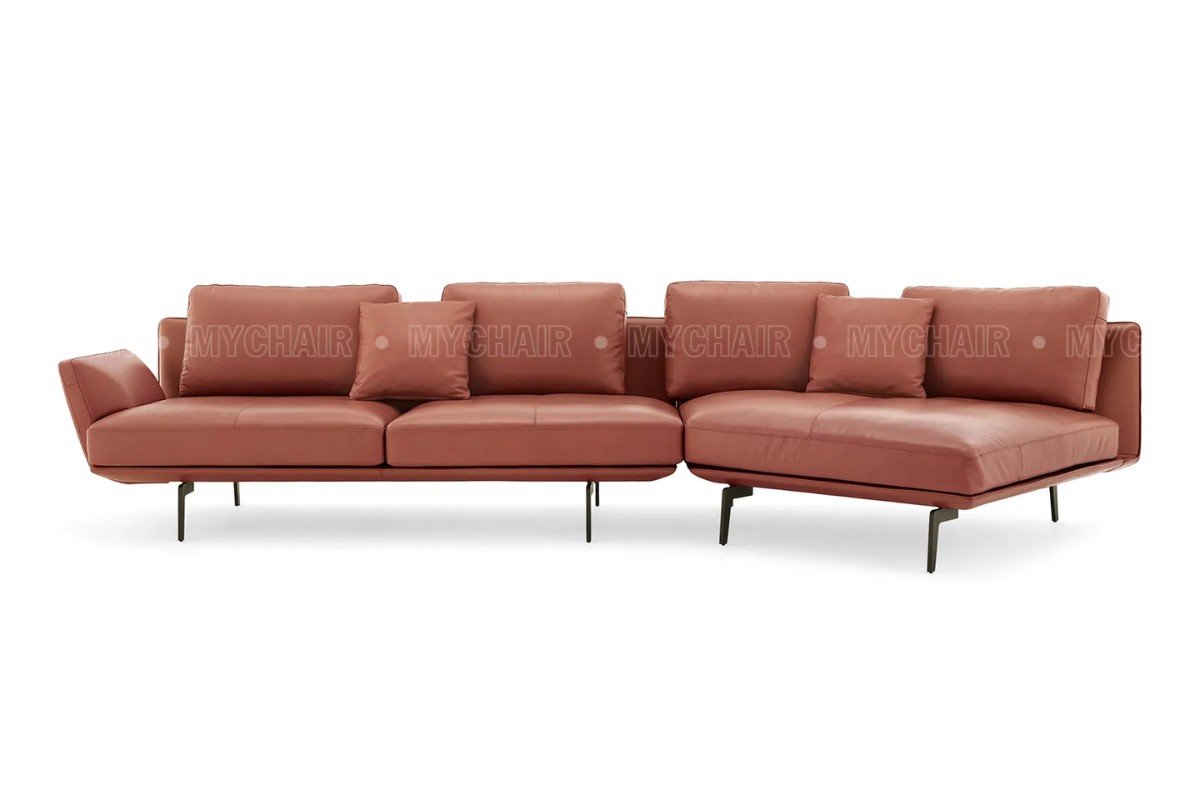 Sofa góc chéo với thiết kế trẻ trung
