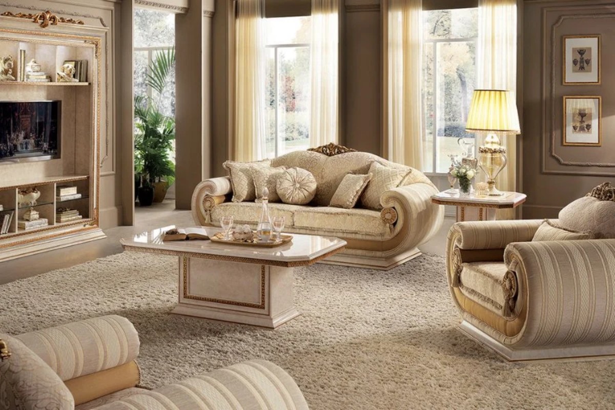 Sofa tân cổ điển hợp không gian hoàng gia quý tộc