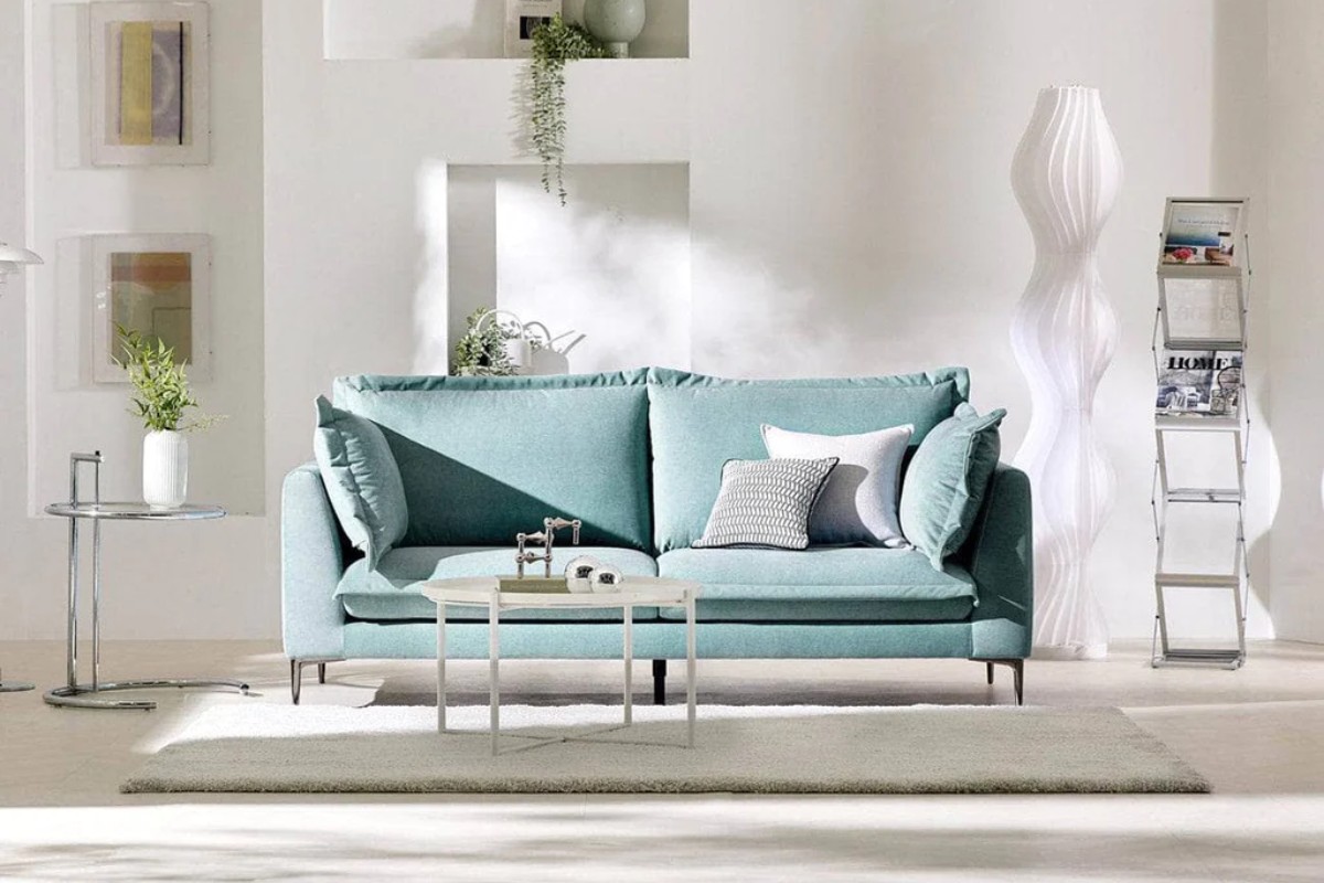 Ghế sofa văng 2 chỗ được tối ưu trong không gian nhỏ để tạo nên sự phù hợp căn phòng