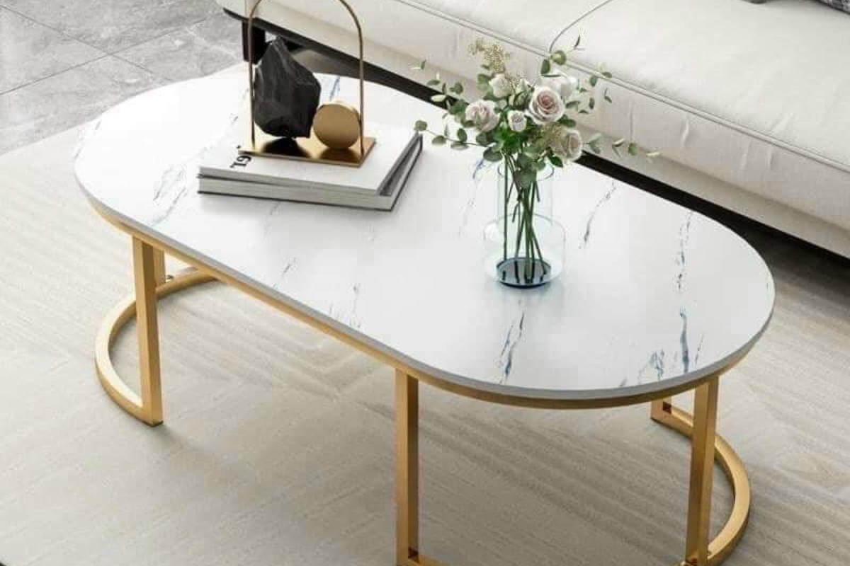 Lý do bàn trà bầu dục được yêu thích