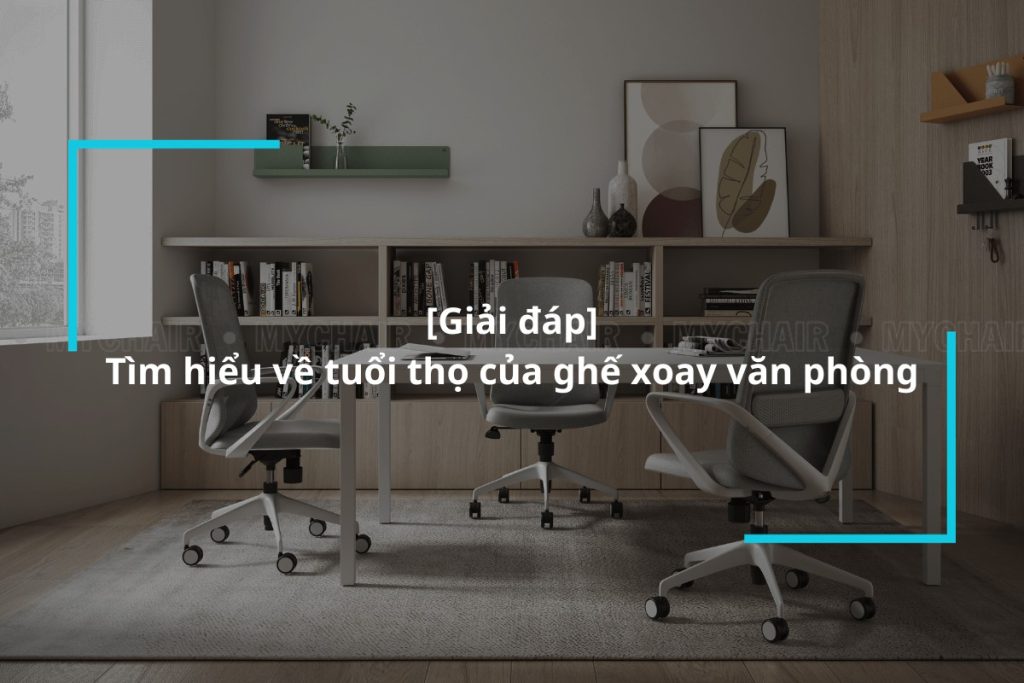 Tìm hiểu về tuổi thọ của ghế xoay văn phòng