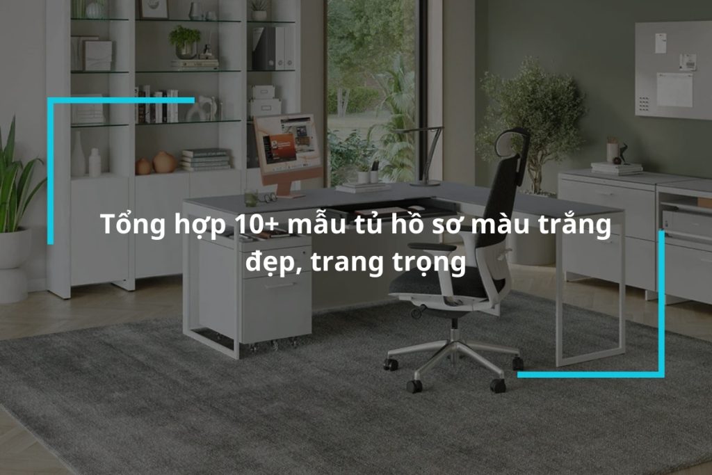 Tổng hợp 10+ mẫu tủ hồ sơ màu trắng đẹp, phổ biến nhất
