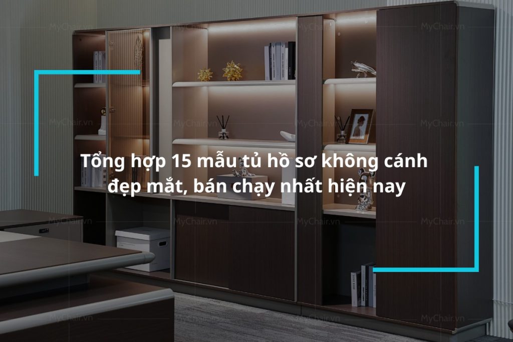 Tổng hợp 15 mẫu tủ hồ sơ không cánh đẹp, bán chạy nhất hiện nay