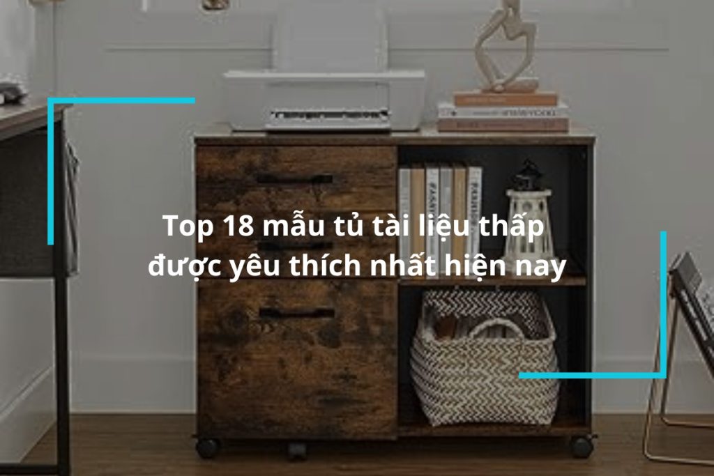 Tổng hợp 18 mẫu tủ tài liệu thấp nhỏ gọn được yêu thích nhất
